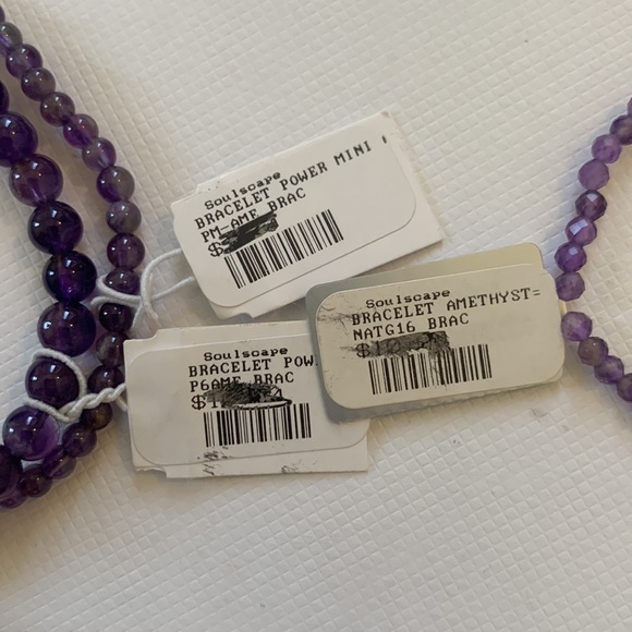 Bracelet Amethyst x3 - Picture 3 of 3